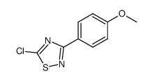 5-chloro-3-(4'-methoxyphenyl)-1,2,4-thiadiazole structure