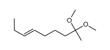 (Z)-8,8-Dimethoxy-3-nonene结构式