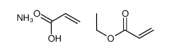 azane,ethyl prop-2-enoate,prop-2-enoic acid Structure