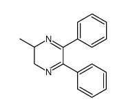 2,3-dihydro-2-methyl-5,6-diphenylpyrazine Structure