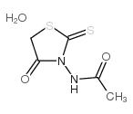 N-ACETAMIDORHODANINE MONOHYDRATE structure