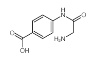 4-[(2-aminoacetyl)amino]benzoic acid结构式