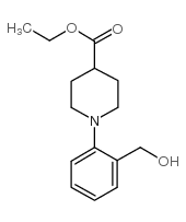 1-(2-羟基甲基苯基)哌啶-4-羧酸乙酯图片