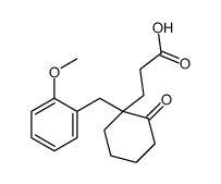 3-[1-[(2-methoxyphenyl)methyl]-2-oxo-cyclohexyl]propanoic acid picture