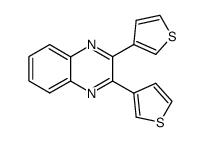 2,3-Di(3-thienyl)chinoxalin Structure