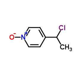 Pyridine, 4-(1-chloroethyl)-, 1-oxide (9CI)结构式