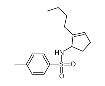 N-(2-butylcyclopent-2-en-1-yl)-4-methylbenzenesulfonamide Structure