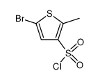 5-bromo-2-methylthiophen-3-sulphonyl chloride structure