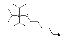 5-bromopentoxy-tri(propan-2-yl)silane Structure