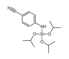 4-[tri(propan-2-yloxy)silylamino]benzonitrile结构式