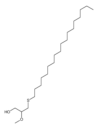 2-methoxy-3-octadecylsulfanylpropan-1-ol结构式