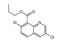 propyl 3,7-dichloroquinoline-8-carboxylate Structure