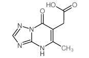 (5-METHYL-7-OXO-4,7-DIHYDRO-[1,2,4]TRIAZOLO[1,5-A]PYRIMIDIN-6-YL)-ACETIC ACID Structure