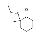 2-ethylsulfanyl-2-methylcyclohexanone Structure