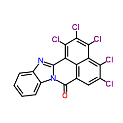 pentachloro-7H-benzimidazo[2,1-a]benz[de]isoquinolin-7-one结构式