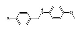 N-(4-bromobenzyl)-4-methoxybenzenamine Structure