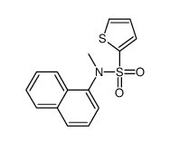 N-methyl-N-naphthalen-1-ylthiophene-2-sulfonamide Structure