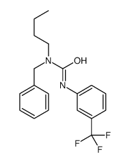 1-benzyl-1-butyl-3-[3-(trifluoromethyl)phenyl]urea结构式