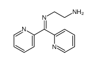 N-[Bis(pyridin-2-yl)methylene]-1,2-ethanediamine结构式