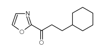 2-(3-CYCLOHEXYLPROPIONYL)OXAZOLE结构式