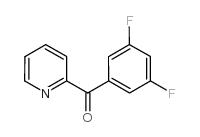 2-(3,5-DIFLUOROBENZOYL)PYRIDINE结构式