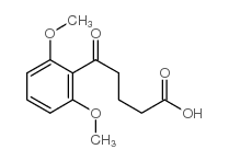 5-(2,6-DIMETHOXYPHENYL)-5-OXOVALERIC ACID Structure