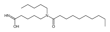 N-(5-amino-5-oxopentyl)-N-pentyldecanamide结构式