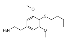 2-(4-butylsulfanyl-3,5-dimethoxyphenyl)ethanamine Structure