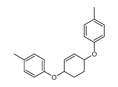 1-methyl-4-[4-(4-methylphenoxy)cyclohex-2-en-1-yl]oxybenzene结构式