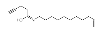 N-undec-10-enylpent-4-ynamide Structure