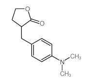 3-[(4-dimethylaminophenyl)methyl]oxolan-2-one Structure