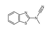 2-Benzothiazolecarbamonitrile,N-methyl-(7CI)结构式