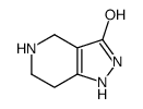 4,5,6,7-TETRAHYDRO-2H-PYRAZOLO[4,3-C]PYRIDIN-3-OL Structure