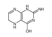 2-amino-5,6-dihydro-1H-pteridin-4-one Structure