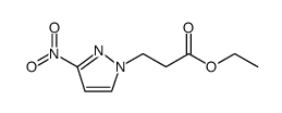 1H-Pyrazole-1-propanoic acid, 3-nitro-, ethyl ester structure