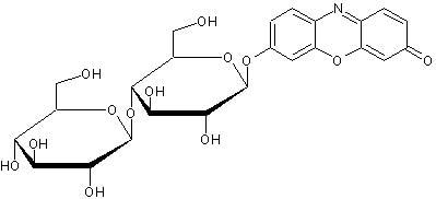 Resorufin Cellobioside Structure