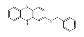 2-benzylsulfanyl-10H-phenothiazine结构式