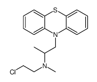 N-(2-chloroethyl)-N-methyl-1-phenothiazin-10-ylpropan-2-amine结构式