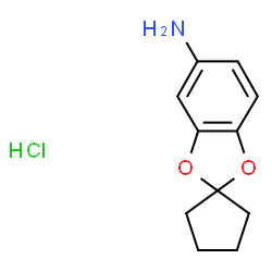 spiro[1,3-benzodioxole-2,1'-cyclopentan]-5-amine hydrochloride picture