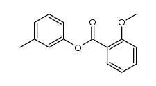 m-tolyl-2-methoxybenzoate Structure