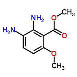 Methyl 2,3-diamino-6-methoxybenzoate结构式