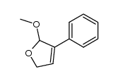 2-methoxy-3-phenyl-2,5-dihydrofuran结构式