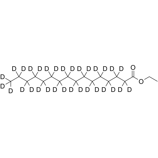 Ethyl palmitate-d31 Structure