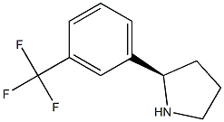 (2R)-2-[3-(TRIFLUOROMETHYL)PHENYL]PYRROLIDINE Structure