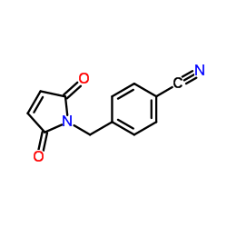 4-(Maleimidomethyl)benzonitrile Structure