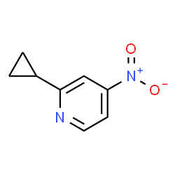 2-Cyclopropyl-4-nitropyridine Structure