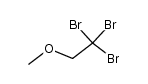 1,1,1-tribromo-2-methoxy-ethane结构式