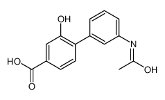 4-(3-acetamidophenyl)-3-hydroxybenzoic acid结构式