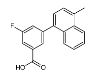 3-fluoro-5-(4-methylnaphthalen-1-yl)benzoic acid Structure