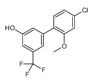 3-(4-chloro-2-methoxyphenyl)-5-(trifluoromethyl)phenol Structure